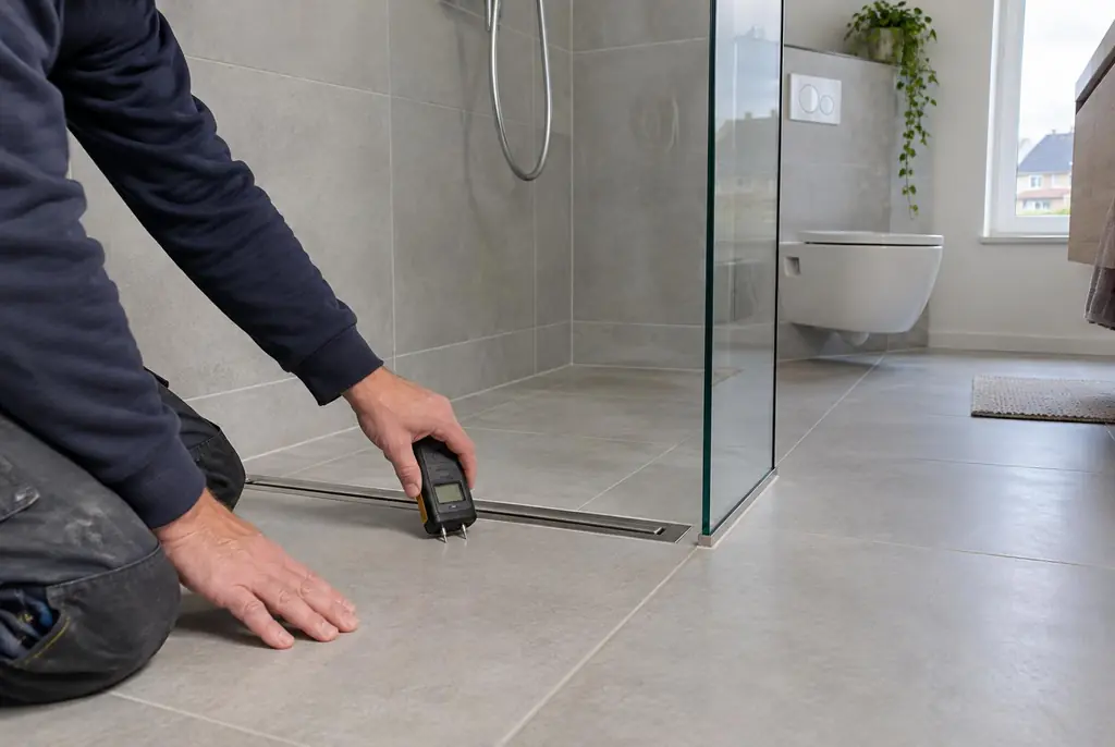 Lekdetectie Nieuwkoop – badkamer in een nieuwbouwwoning